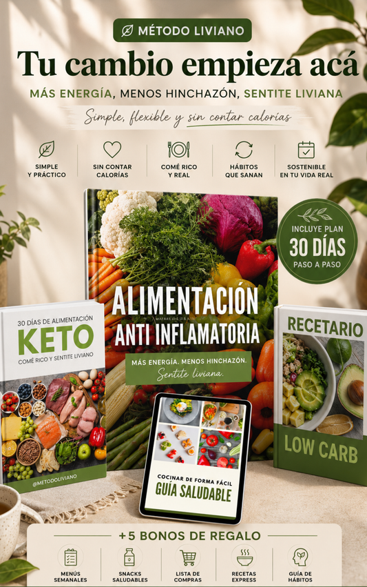 🌿Método Liviano: Una Alimentación que Transforma Tu Energía y Tu Vida